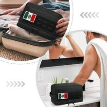 ETRONIK Neceser Hombre, Neceser de Viaje con Doble Capa, Estiloáctico Bolsa de Viaje Hombre Impermeable, Neceser Para Hombre Sobaquera Hombre con EDC Molle para el Cuarto de Baño - Neceser, 10 pulgadas - Ver 6