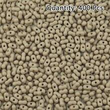 400 pièces de perles acryliques de couleur mélangée en forme de cacahuète avec trou, matériel pour la fabrication de bijoux DIY, collier, bracelet, accessoires perlés faits main - Perles de cacahuètes colorées à faire soi-même - Voir 20