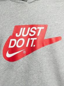 Nike 男款 AS M NK CLUB FT HDY JDI 運動針織運動衫 IF0692-063 - 灰色 - 查看 5