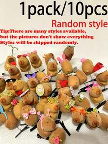 10 cái kẹp tóc Capybara hoạt hình dễ thương, kẹp tóc mầm trang trí vui nhộn cho lễ hội và carnival, phụ kiện tóc phù hợp cho nam và nữ, đạo cụ trang trí tiệc nghỉ hè, cosplay, đeo hàng ngày, chụp ảnh và quà tặng tiệc - nhiều màu - Xem 9