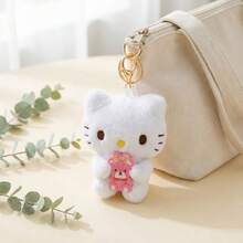 SANRIO 1pc Series Plush Doll Plush Hanging Ornament Bag Accessory Car Hanging Pendant Holiday Gift - Multicolor - View 7