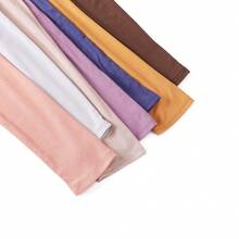 1pc/2pcs 16.54 Inch Long Women's New Solid Color Modal Cotton Basic Anti-Exposure Arm Sleeves, Ice Sleeves, Sun Protection Arm Sleeves - Modal Sleeves - View 4