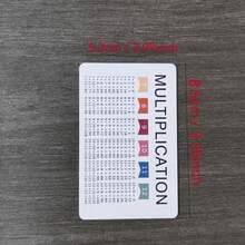 Juego de 30 tarjetas de matemáticas de multiplicación, herramienta educativa de aritmética de suma y resta para niños de 3 a 12 años - Colocar - Ver 3