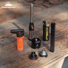 CAMPINGMOON 1pc Standard Butane Lighter Torch Refill Adapter Spring Pressure Valve One-Press Refill Suitable For Outdoor Camping Z39 BKZ39 - A - View 5