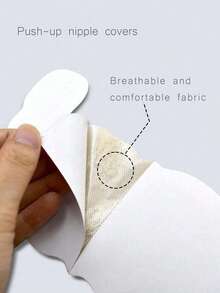 2/4 Pairs Plus Size Breathable Invisible Lace Breast Lift Tape, Random Print, Suitable For Strapless Wedding Dress, Large Breast Lift Tape - Multicolor - View 7