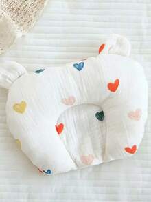 1pc Baby Head Shaping Anti-Flat Head Breathable Sweat-Absorbing All-Season U-Shaped Pillow 20*25cm - Multicolor - View 3