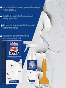 JUE FISH Wall Direct Spray Paint/Even Coloring, Covers Mold Spots, Stains, Graffiti, Peeling/Built-In Paint Repair + Restoration Effect, No Complicated Tools Needed, Hand-Shaken Direct Spray, - A - View 9