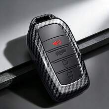 ABS 碳纖維鑰匙殼蓋，適用於 Chr Rav4 Auris Avensis Prius Aygo Camry Corolla Land Cruiser 200 Prado Crown 遙控鑰匙殼 - A款 - 查看 3