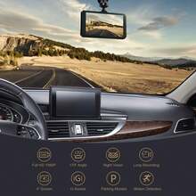 Dash Cam Front And Rear, 1080P Dashcam With 4'' Touchscreen, Dual Car Camera Dash Cam With 32GB SD Card,Super Night Vision,WDR,Parking Monitor,G-Sensor,Loop Recording,Max 512GB - A-32GB - View 2
