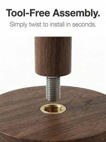1pc Sandalwood Vertical Paper Towel Holder, Freestanding Design, Smooth Polished Surface, Stable Base, Minimalist Aesthetic, Customizable Engraving, Suitable For Kitchen, Dining Room, Home Decor, Holiday Gift And Party Favor Choice - Multicolor - View 10
