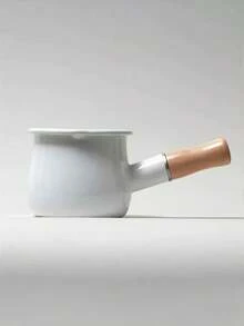 1pc Enamel Enameled Pot With Double Handles, Soup Pot, Stew Pot With Lid, Non-Stick, Compatible With Gas And Induction Cookers, Tang Xiao Chu Thickened Enamel Enameled Soup Pot, Double Handle Enameled Pot, Home Stew Pot, Flat Bottom Pot, Instant Noodle Pot, Lard Storage Pot, Milk Pot, Tea Pot, Instant Noodle Pot, 1pc Enameled Slanted Edge Pot Without Lid With Spout And Scale, Single Handle Wooden Handle Milk Pot, Noodle Pot, Instant Noodle Pot, Baby Food Pot, Oulijia Enamel Enameled Vintage Enameled Single Handle Small Milk Pot, Noodle Pot, Soup Pot, Instant Noodle Pot, Cooking Pot, Japanese Enameled Milk Pot, Single Handle Pot, Milk Pot With Scale, No Coating, Induction Cooker And Gas Stove Soup Pot - View 6