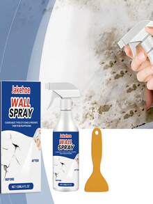 JUE FISH Wall Direct Spray Paint/Even Coloring, Covers Mold Spots, Stains, Graffiti, Peeling/Built-In Paint Repair + Restoration Effect, No Complicated Tools Needed, Hand-Shaken Direct Spray, - A - View 8