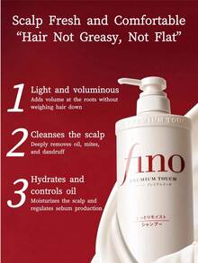 Fino Shampoo 550ml Oil Control Volumizing Anti-Dandruff - Shampoo 550ml - View 2