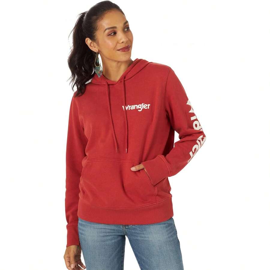 Wrangler Women's Retro Logo Hoodie Variant 1 - 波薩諾瓦 - 查看 1