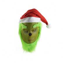 Christmas Cosplay Costume, Santa Claus Suit, Green Monster, Costume For Performances, In Stock. - 軍綠色 - 查看 6