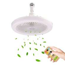 Dosyu Ceiling Fan With Adjustable LED Light, 3 Speeds - Blanco - View 9