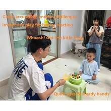 1 Set Electric Bouncing Ball Board Game, Cute And Challenging, A Multi-Player Launching Spinner Tabletop Game With Storage. Develops Children's Hand-Eye Coordination, Suitable For Kids 3 Years And Above, Perfect For Parent-Child Interaction, Indoor Leisure, And Family Parties. - View 5
