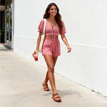 Sandales aquatiques pour femmes, confortables, plates, à plateforme, élégantes, pour la plage et la marche en été. - Tabac - Voir 10