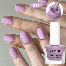 FOUR LILY 6.3ml Kuteks Kuku Berbasis Air yang Dapat Dikupas, Tanpa Perlu Dipanggang, Cepat Kering, Tahan Lama, Cocok untuk Salon, DIY, dan Penggunaan di Rumah, Tersedia Berbagai Warna - MultiWarna - View 31