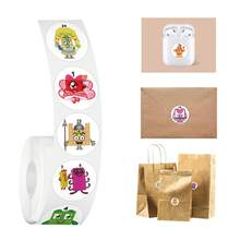 500pcs Number Blocks Sticker Roll, 10 Styles, Aesthetic Stickers, High Quality Stickers Scrapbook, Journaling, Laptop, Bumper, Skateboard, Water Bottles, Suitcase, Decorative Paper, Refrigerator, Car, Plan Book, Rewards Stickers School Supplies - Digital Blocks - View 3