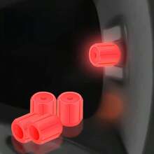 4pcs Valve Stem Caps, Enhance Visibility In Low Light Environments, Durable And Reusable, Lightweight And Portable, Effectively Improve Night Driving Safety, Stylish And Unique Car Accessories, Suitable For All Car Models - Luminous Valve Cap - View 12