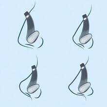 2 PIEZAS/Entrenador de Elevación del Puente Nasal para Dormir - Entrenador Facial del Puente Nasal - Herramienta de Entrenamiento Nasal - Mejorar el Puente Nasal - Elástico; Adecuado para Varias Formas de Nariz - Unisex - Antideslizante - Uso Día y Noche - Relajado; Entrenador Facial para Principiantes - Regalo - Blanco - View 3