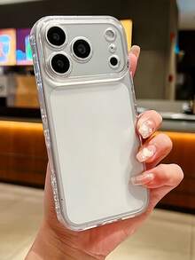 側心形手機殼，適用於 iPhone 17 Pro Max 16 Pro 15 14 Plus 13 12 11 Air，適用於 Honor 600 500 300 200 100 Pro Magic 7 8 Pro，可愛糖果色軟殼 - 無色 - 查看 10