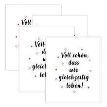 4pcs German Funny Wine Bottle Label, German-Themed Wine Sticker, Cute Heart Design Wine Bottle Decoration, Humorous Wine Label For Friends Birthday, Gift For Colleague, Party Favor & Housewarming - View 6