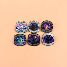 Lapel Enamel Pins And Brooches Badge Pins For Backpacks Bags Backpack Cool Decoration Friend For Gifts - Multicolor - View 9