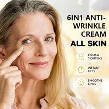 6-In-1 Face Cream, Lifting & Firming, Moisturizing, Smoothing, Evening Skin Tone, With Retinol & Hyaluronic Acid - Cream - View 6