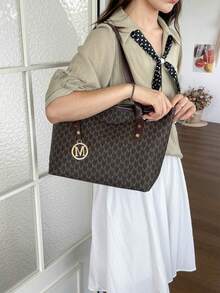 2026 New Style, Fashionable, Versatile, Niche Design, Classic And Simple Shoulder Commuter Bag, Hand-Held, Shoulder Bag - Coffee - View 8