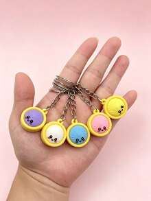 Cute Steamed Bun Keychain Bulk Party Favors For Birthday Wedding Small Gift Bag Charm - Multicolor - View 6