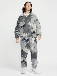 Nike 男款 AS M NK TF SHERPA HZ JKT NAOS 針織運動衫-無帽衫 HV3542-068 - 灰色 - 查看 6