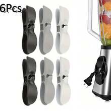 2/3/4/6/8Pcs Power Cord Organizer, Wall Power Cord Adhesive Fixing Clips, Kitchen Storage Cord Organizer, Home Appliance Cord Winder - Black - View 15