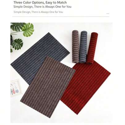 Peel And Stick Self-Adhesive Carpet Roll, Freely Cuttable DIY Decor, Heavy-Duty Wear-Resistant Felt Carpet Suitable For Stairs, Kitchen, Entryway, Office, Bathroom, Commercial Flooring Decor, Self-Adhesive Carpet, Freely Cuttable DIY, Self-Adhesive Floor And Wall Stickers, Suitable For Home, Commercial, Office, Bathroom, Door Mats, Stair Mats, Pet Mats, Cat Scratch Pads, PeelAndStickCarpet, DIYHomeRenovation, StairTreads, CatScratchPad, SelfAdhesiveRug, CommercialFlooring, CuttableMat, PetFriendlyHome