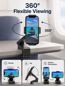 This Foldable Gym Phone Mount Features 360-Degree Rotation And A Non-Slip Design, Making It An Essential Accessory For Fitness Enthusiasts, Students Heading Back To School, And Air Travelers. - Multicolor - View 15