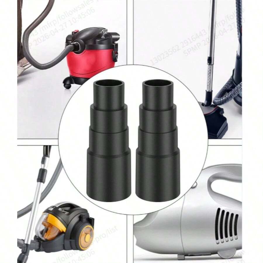 1/6pcs Cuttable Vacuum Hose Adapter Compatible With Festool Durable Vacuum Hose Adapter Professional Suction Hose Adapter Replacement Reusable Suitable For Multiple Home Appliance Connector Hoses, Threadless Standard - Cuttable Universal For Power Tool Connector - A - View 1