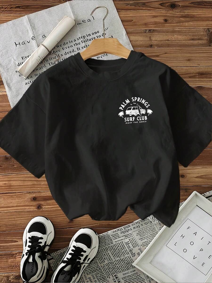 Plus Size T-Shirts - Black - View 1