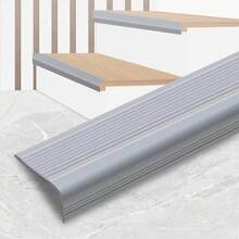 1 Buah Pelindung Tepi Tangga, Strip PVC DIY untuk Tangga Anti Selip, Ideal untuk Sudut Tangga Dalam Ruangan, dll., Anti Selip - A - View 13