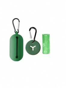 3pcs Pet Waste Bag Dispenser Set, Leak-Proof Easy-Tear Dog Poop Bags For Outdoor Dog Walking, With Carabiner Portable Silicone Storage Box, Compatible With Le Clips, Multi-Color Options, Pet Waste Cleanup Tool - View 14