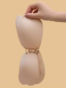 vfvQueen 1/2pcs/Set Women's Self-Adhesive Backless Bra, Push-Up Invisible, Strapless, Breathable Anti-Sagging, Suitable For Wedding Dress - Multicolor - View 4