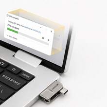 Kodak 2-in-1 Type-C USB3.2 OTG 64GB/128GB/256GB Dual-Use Metal USB Flash Drive, Kompatibel dengan iPhone 15/16/17, iPad Mini 6 2021, Macbook, Smartphone Android (Dengan Fungsi USB-C OTG) - View 8
