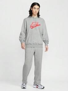 Nike 男款 AS M NK CLUB FT HDY JDI 運動針織運動衫 IF0692-063 - 灰色 - 查看 6