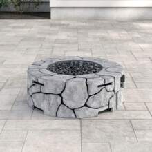 9'' H X 28'' W Fiber Reinforced Concrete Outdoor Fire Pi - Regular - View 5
