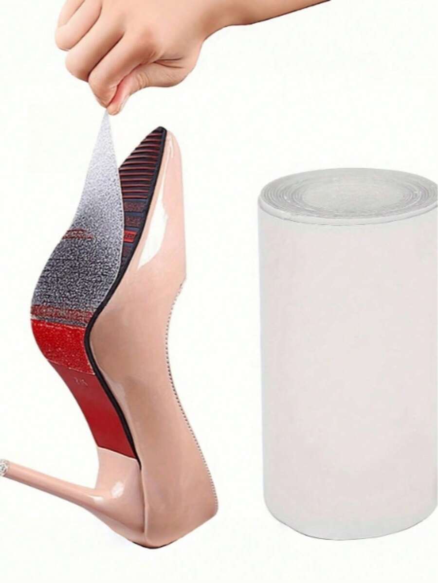 1pc High Heel Sole Non-Slip Pad, Noise-Reducing Trimmable Sole Protector, Wear-Resistant Self-Adhesive Non-Slip Sticker, Extended Non-Slip Sticker - A - View 1