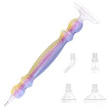 Bolígrafo de pintura de diamantes de resina 5D DIY con puntas de rosca, bolígrafo de arte de diamantes con puntas multifuncionales de plástico, herramientas de pintura de diamantes para arte de diamantes DIY - Ver 20