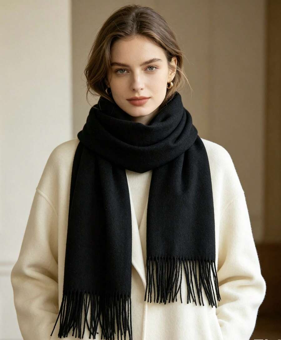 Scarves - Black - View 1