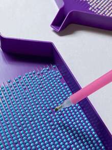 Purple Diamond Painting Tool Drill Disc Purple Tip Drill Disc Stick Drill Disc Artifact Drill Tool Set - A - View 2
