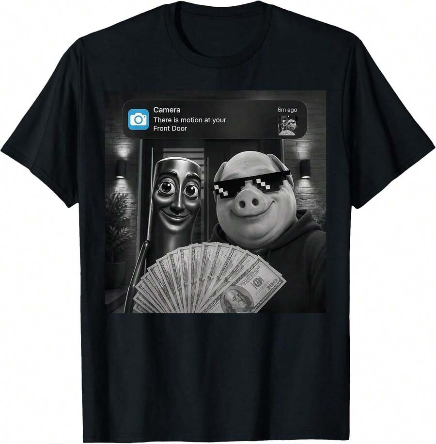 Men Outdoor Tees & Tanks - Black - View 1