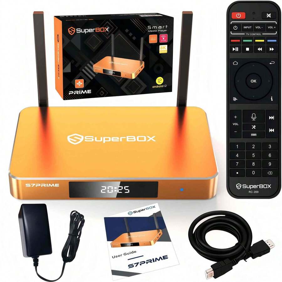 Superbox S7 Prime Parental Control Smart Box 4G+128G - 橘色 - 查看 1